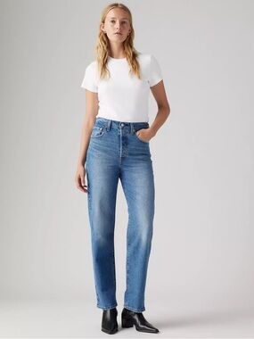 LEVI’S RIBCAGE STRAIGHT JEANS